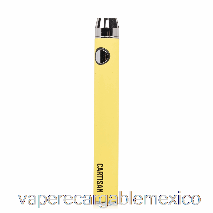 Vape Recargable Botón Carisano Vv 900 Doble Carga 510 Batería [micro] Amarillo